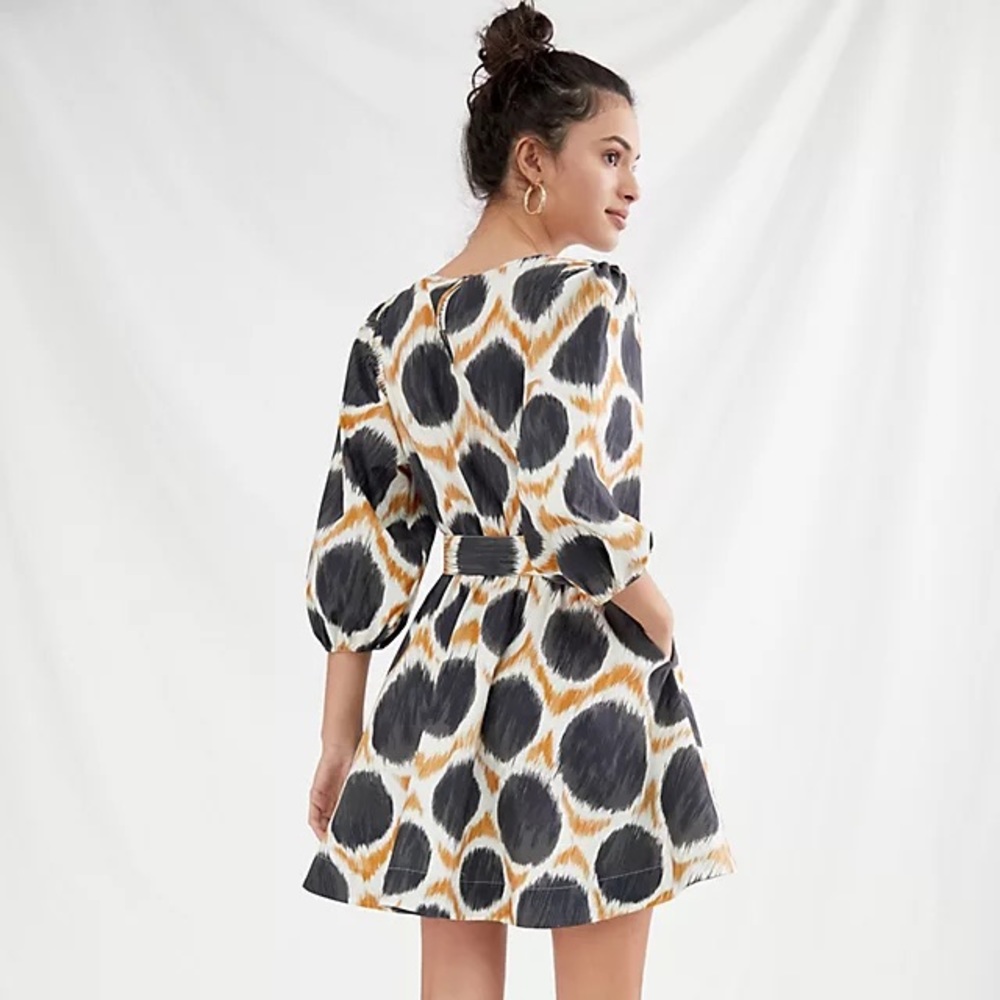 Maeve Mini Dress Pouff Poplin Polka Dot Destin US XS - Picture 3 of 11